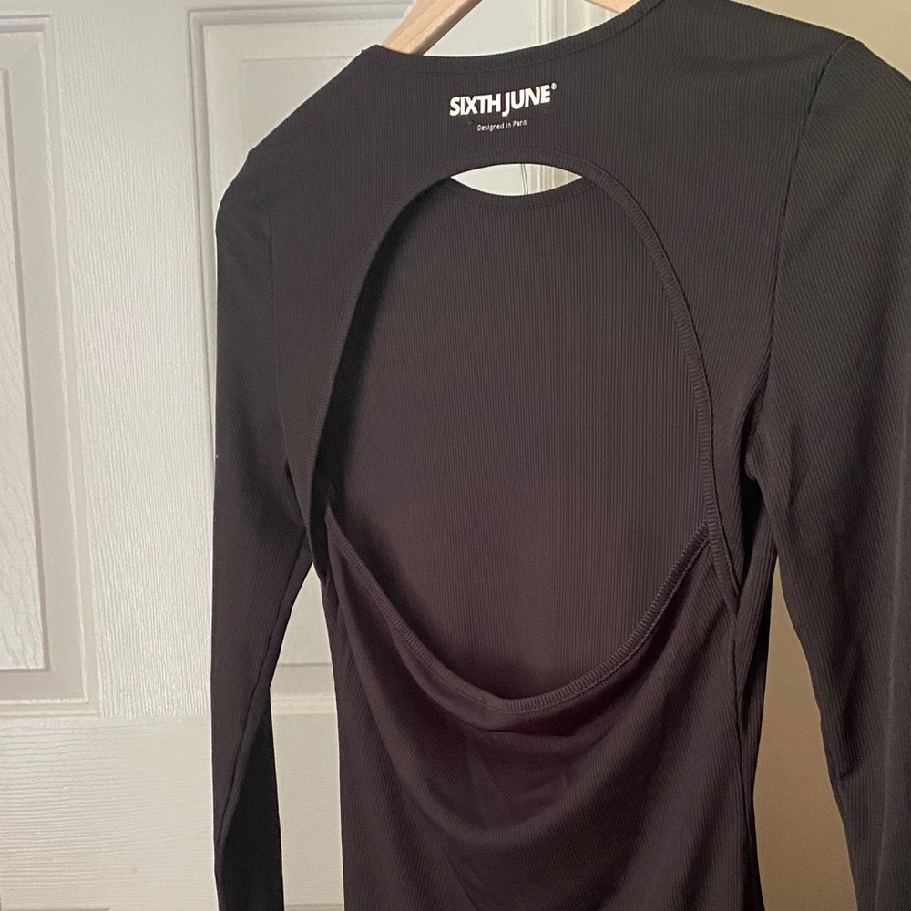 Classic Black Long Sleeve Dress - Picture 4 of 9